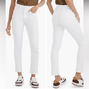 Madewell 10” High Rise Skinny White Jeans. Size 29P